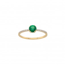 Δαχτυλίδι Σε Κίτρινο Χρυσό 14K Aloro (RI188 - ΖΧ2174)
